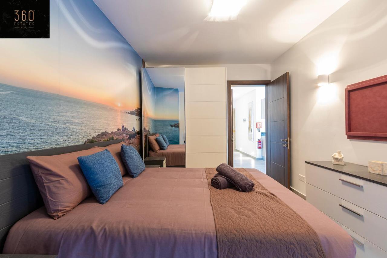 High-End Central Apt With Comfy Bed & Super Wifi By 360 Estates San Ġwann 외부 사진